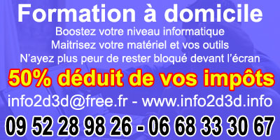 info2d3d formation informatique à domicile reduction impot 50%